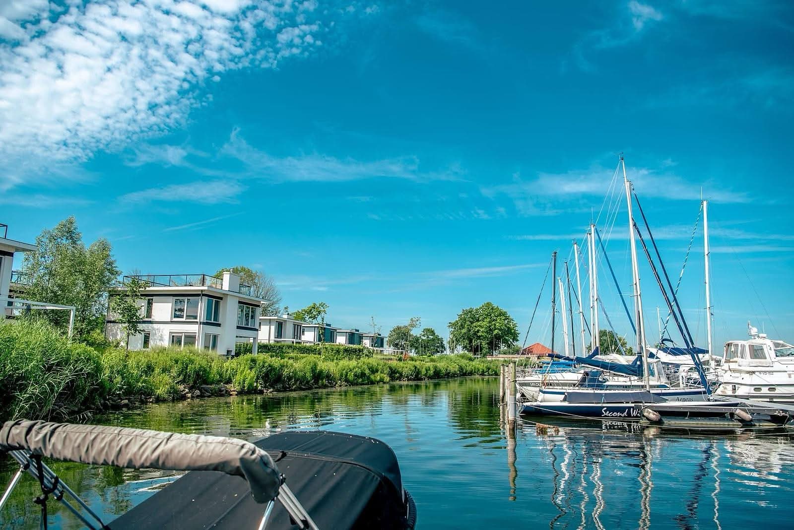 Boten op het Veluwemeer